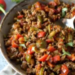 Unstuffed Pepper Skillet