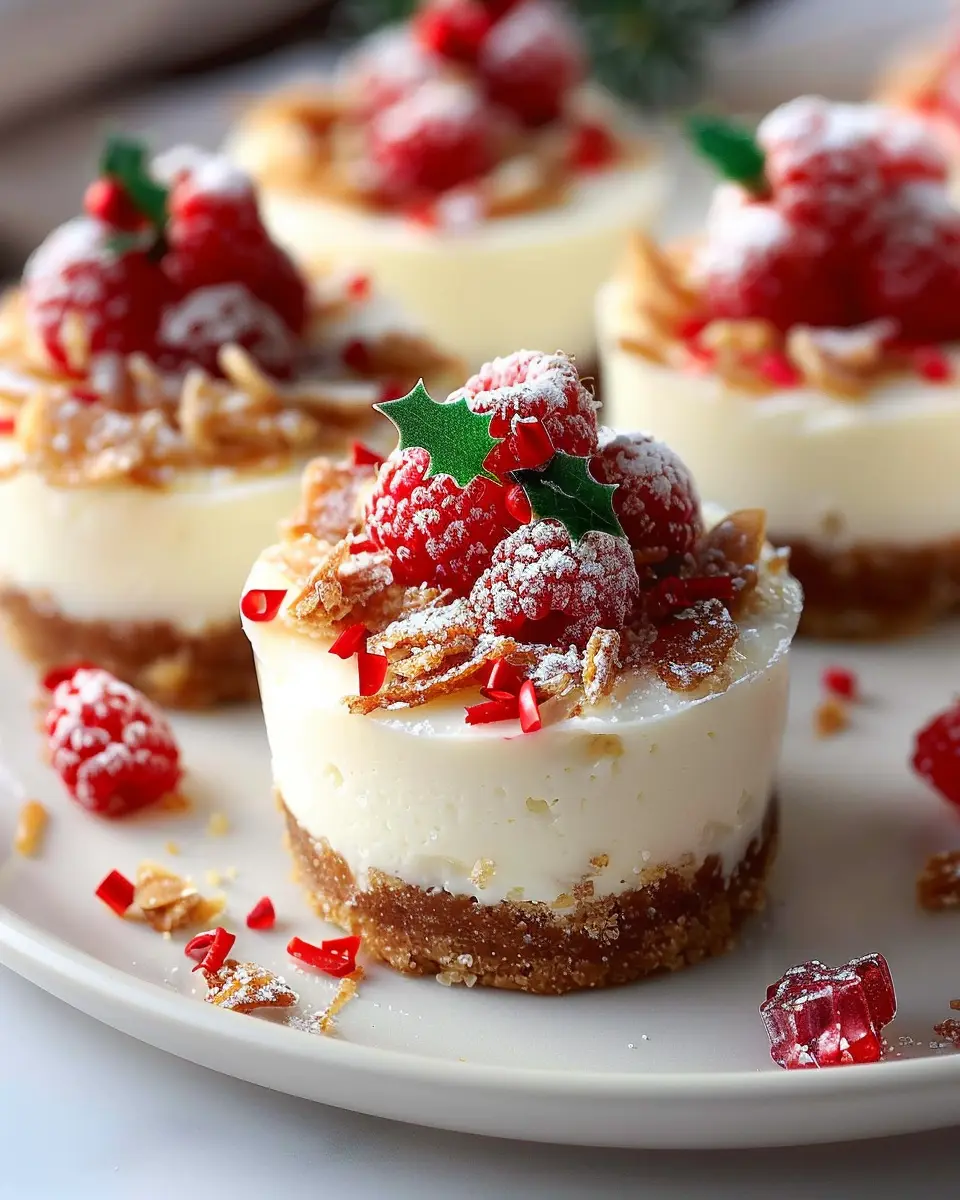 No-Bake Mini Cheesecakes: Indulge in Festive Flavor Delights