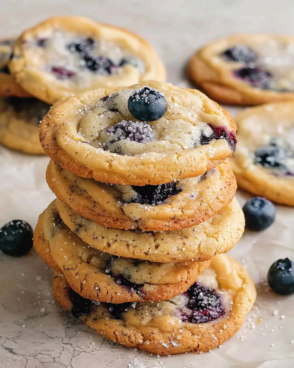 Lemon Blueberry Cookies