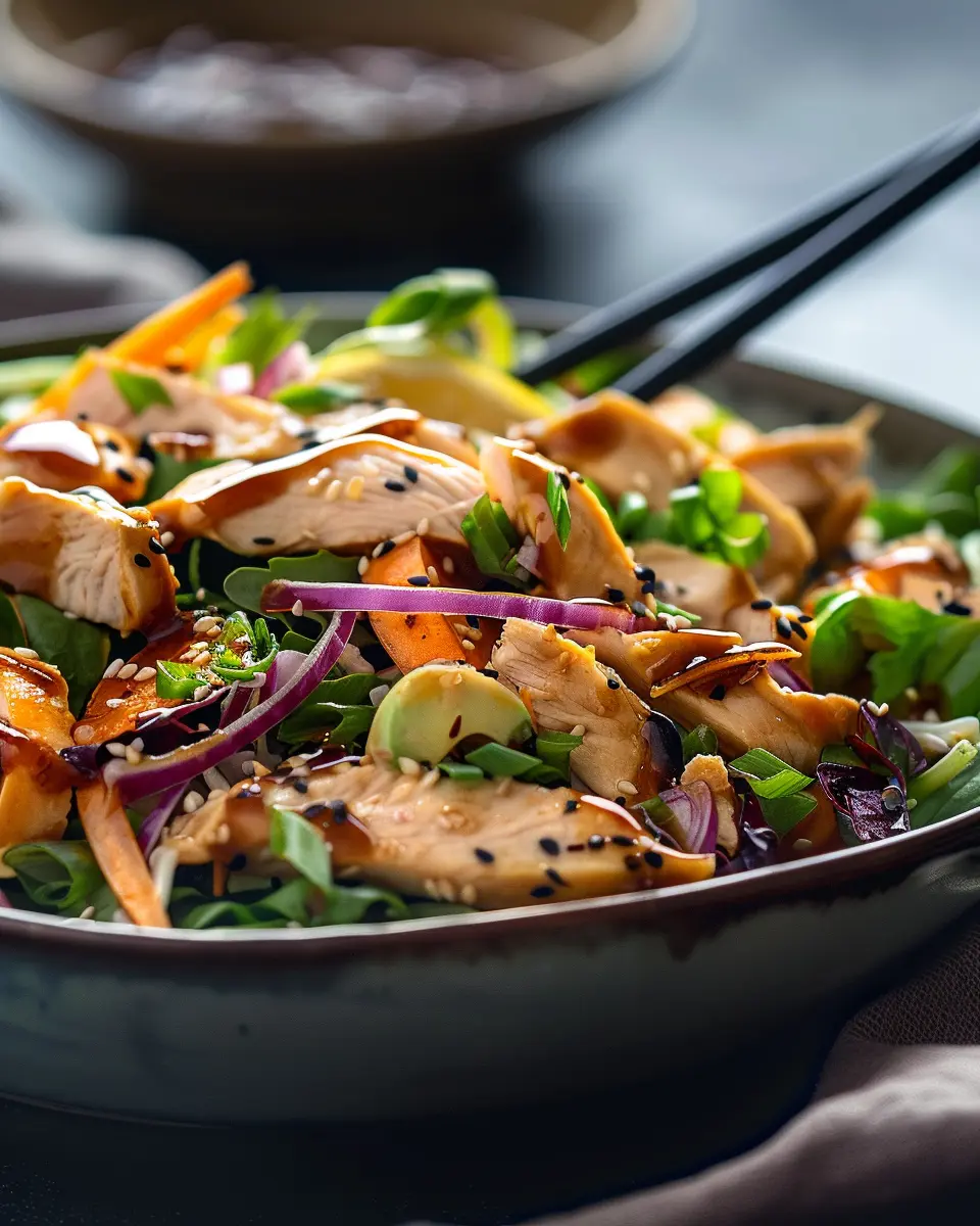 Beyond Chinese Chicken Salad: A Healthy Twist with Turkey Bacon