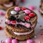 The Best Valentine’s Day Oreo m&m’s Cookies
