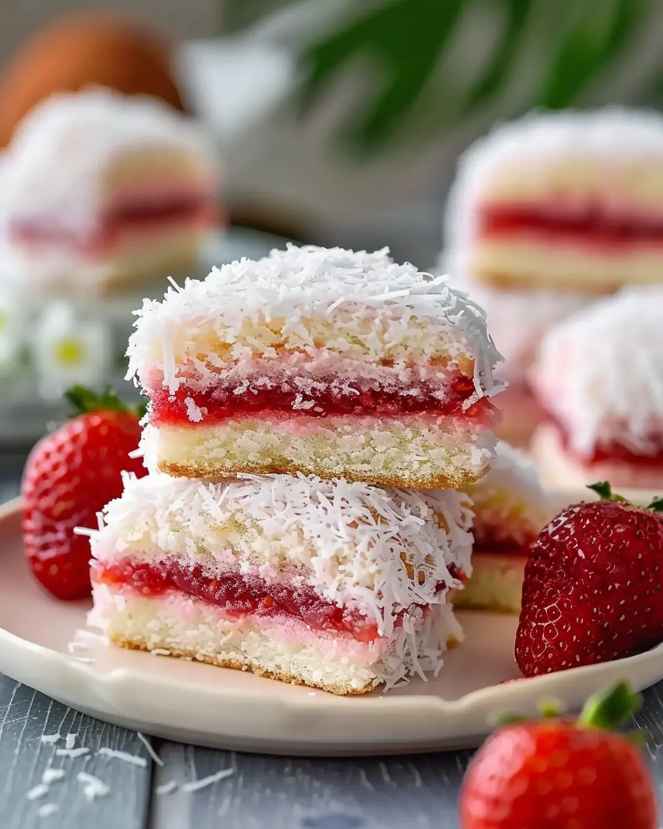 Strawberry Coconut Sponge Cakes: Indulgent Treats for Everyone