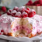 Raspberry Angel Food Cake
