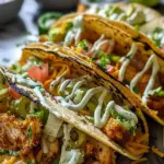Dill Pickle Ranch Smash Chicken Tacos