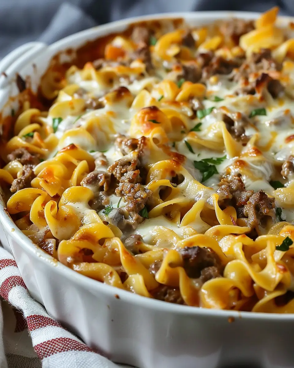 Sour Cream Beef Noodle Casserole: A Cozy Family Favorite