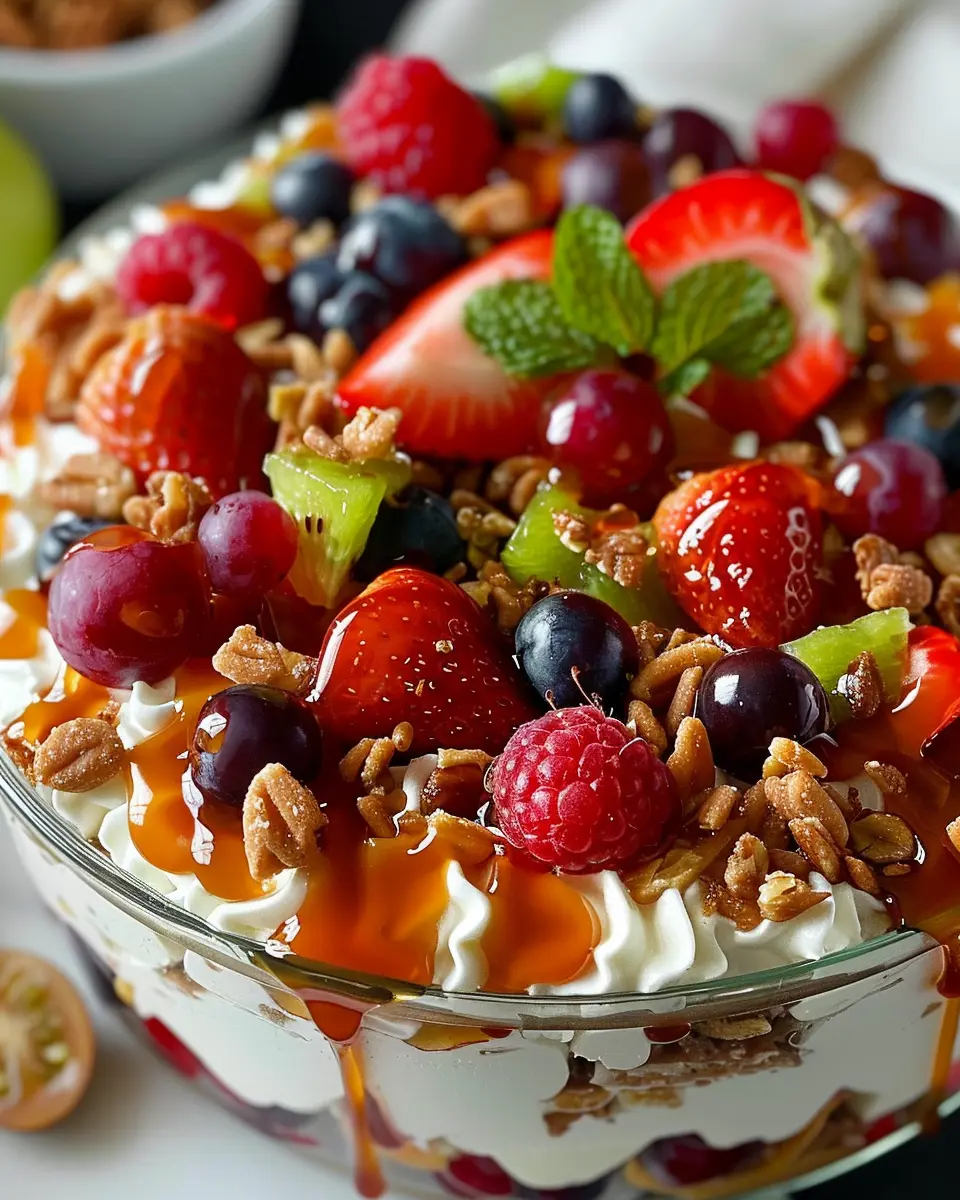 Caramel Crunch Cheesecake Fruit Salad: The Best Indulgent Treat